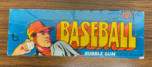 1972 Topps Baseball Empty Wax Box BBCE Wrapped