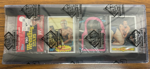 1985 Topps WWF Wrestling Rack Pack Hogan RC #1 on Top (Centered!) BBCE Sealed