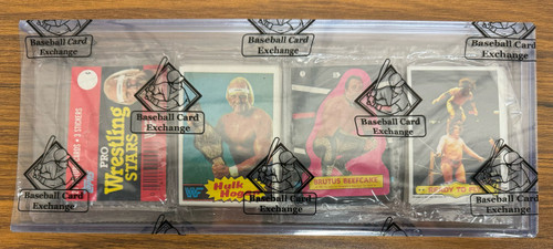 1985 Topps WWF Wrestling Rack Pack Hogan RC #16 on Top BBCE Wrapped Sealed