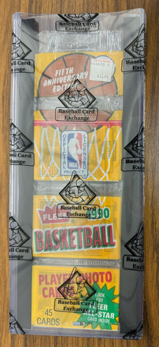 1990-91 Fleer Basketball Rack Pack Kemp RC on Top BBCE Wrapped and Sealed