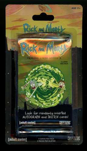 2018 Cryptozoic Rick and Morty Season 1 Blister Pack Factory Sealed
