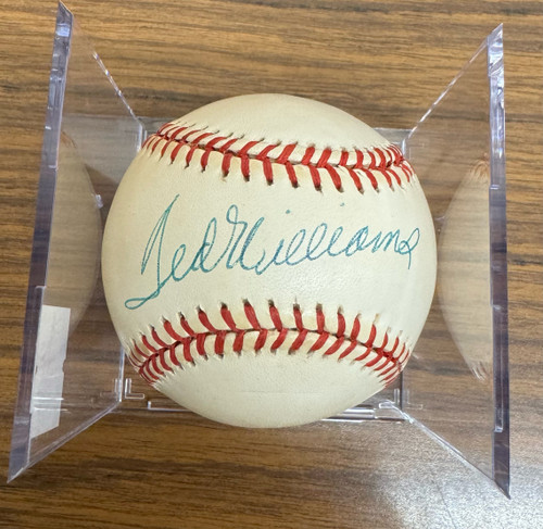 Ted Williams Signed Autographed Rawlings OAL Baseball JSA 4072