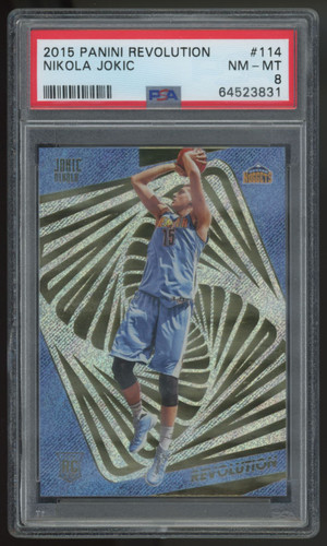 2015-16 Revolution Nikola Jokic RC #114 PSA 8