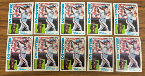 1984 Topps Darryl Strawberry RC #182 Lot of 25 NM or Better