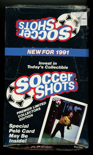 1991 World Soccer Promotions Soccer Shots Box Factory Sealed