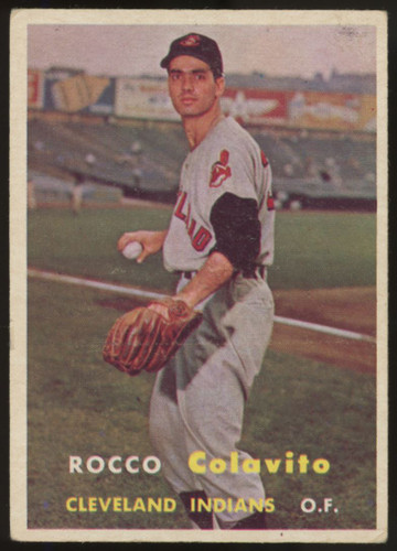 1957 Topps Rocco Rocky Colavito RC #212 VG/EX