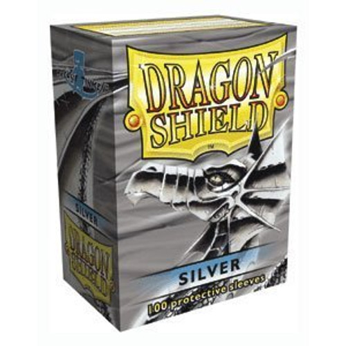 Dragon Shield Standard 100 Card Sleeves - Silver