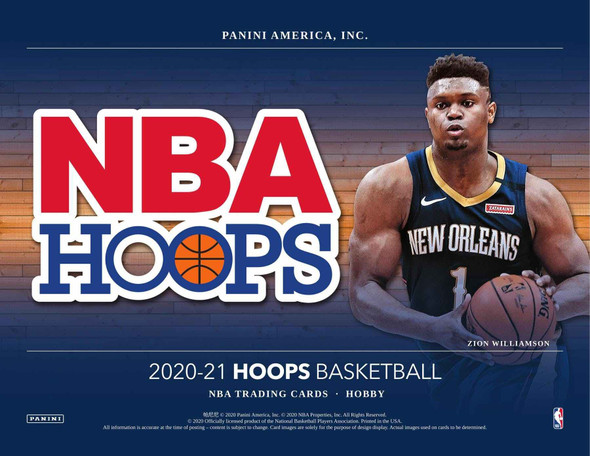 2020/21 Panini NBA Hoops Basketball Hobby Box