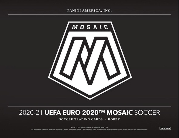 2020/21 Panini Mosaic UEFA Euro 2020 Soccer Hobby Box