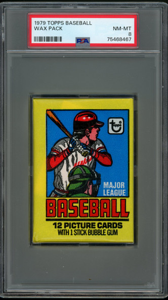 1979 Topps Baseball Wax Pack PSA 8 (467)