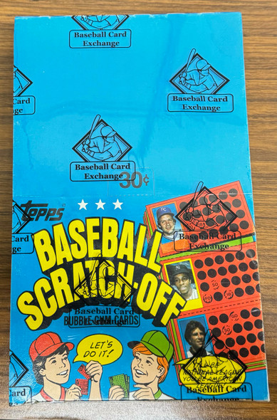1981 Topps Scratch-Off Baseball Box BBCE Wrapped and Sealed