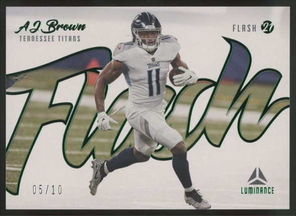 2021 Luminance AJ Brown Flash Green /10 #F-17