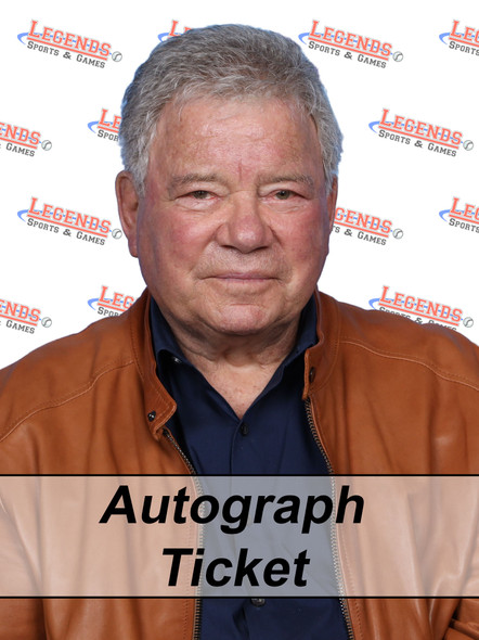 William Shatner Autograph Ticket