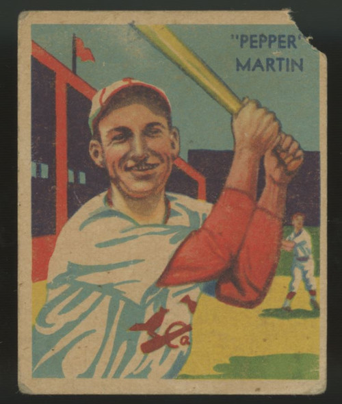 1934-36 1935 Diamond Stars Pepper Martin #26 Poor