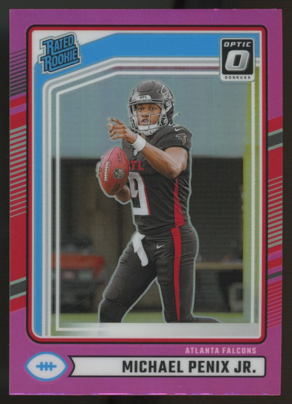 2024 Donruss Optic Preview Michael Penix Jr. Rated Rookie Pink #308