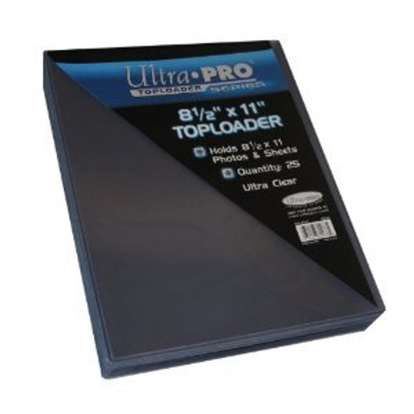 8.5x11 Top Loader Ultra Pro (Pack of 25)