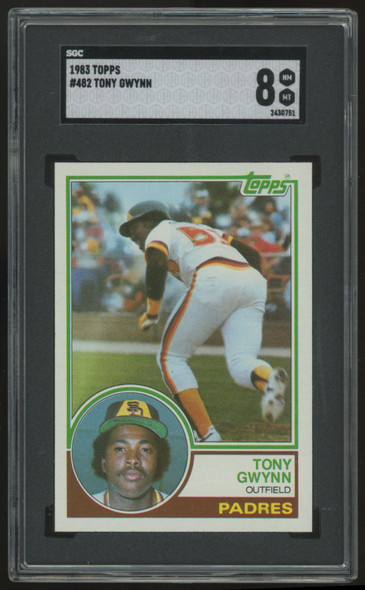1983 Topps Tony Gwynn #482 SGC 8