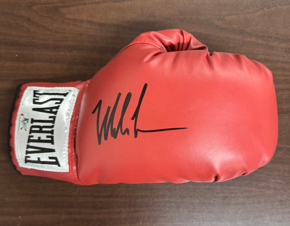 Mike Tyson Signed Autographed Boxing Glove Red Fiterman