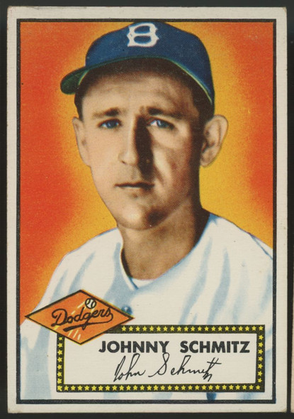 1952 Topps Johnny Schmitz #136 EX/MT