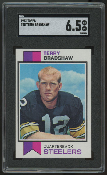 1973 Topps Terry Bradshaw #15 SGC 6.5