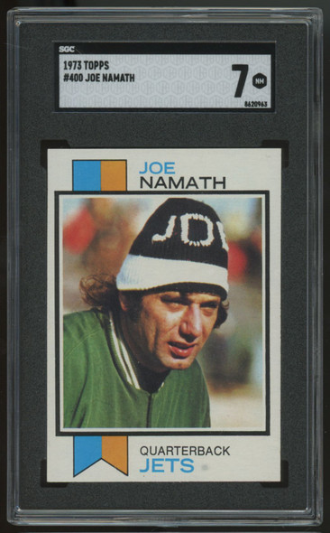 1973 Topps Joe Namath #400 SGC 7 *963