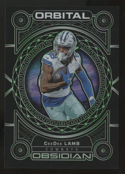 2023 Panini Obsidian CeeDee Lamb Orbital Green Electric Etch /35 #6