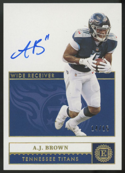 2021 Panini Encased A.J. Brown Auto /15 #92