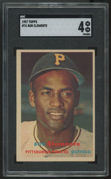 1957 Topps Bob Roberto Clemente #76 SGC 4 *003