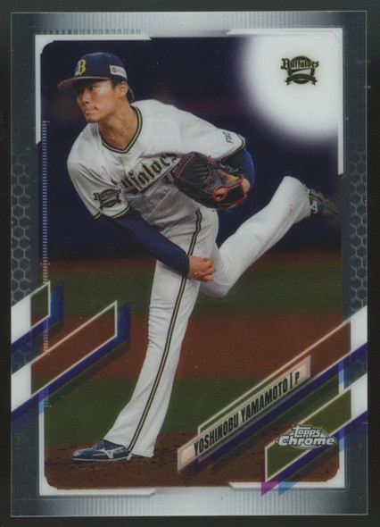 2021 Topps Chrome NPB Yoshinobu Yamamoto #90