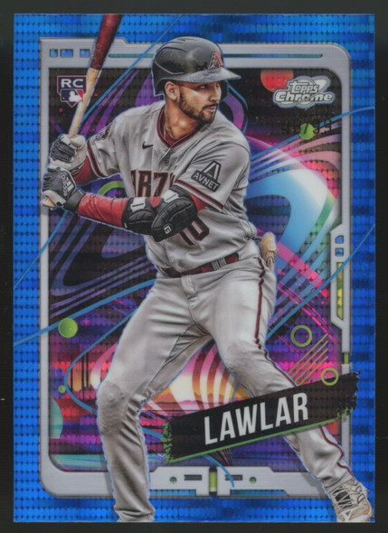2024 Topps Cosmic Chrome Jordan Lawler RC Blue Moon Refractor /99 #5