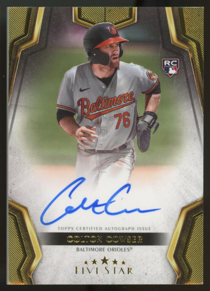 2024 Topps Five Star Colton Cowser RC Auto #FSA-CCOW