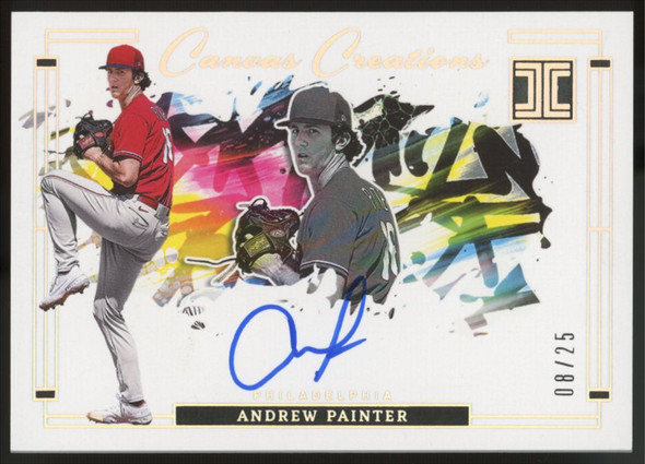2024 Impeccable Baseball Andrew Painter Canvas Creations Auto /25 #CCS-AP