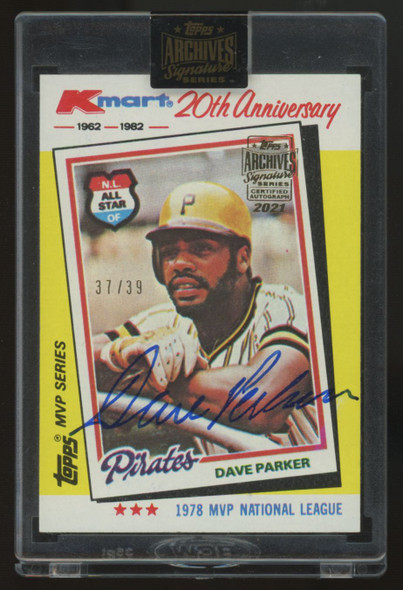 2021 Topps Archives Signature Series Dave Parker Auto /39 #34