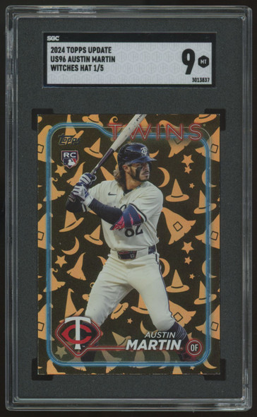 2024 Topps Update Austin Martin RC Witches Hat /5 #US96 SGC 9