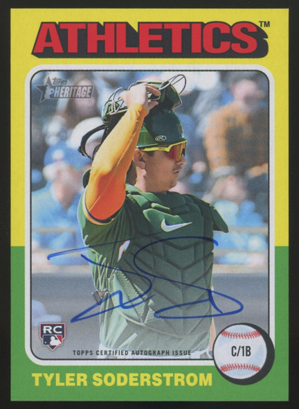 2024 Topps Heritage Tyler Soderstrom RC Real One Auto #ROA-TSO