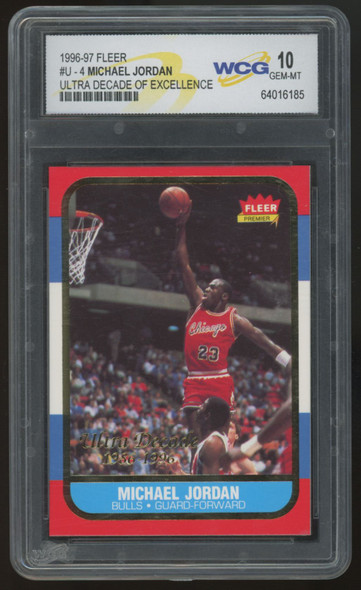 1996-97 Fleer Michael Jordan Ultra Decade Of Excellence #U-4 WCG 10