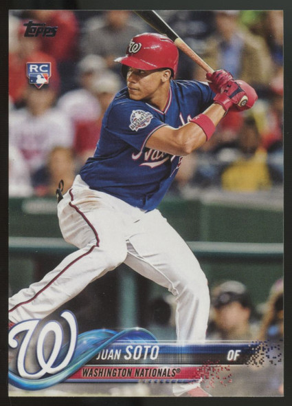 2018 Topps Update Juan Soto RC #US300 "A"