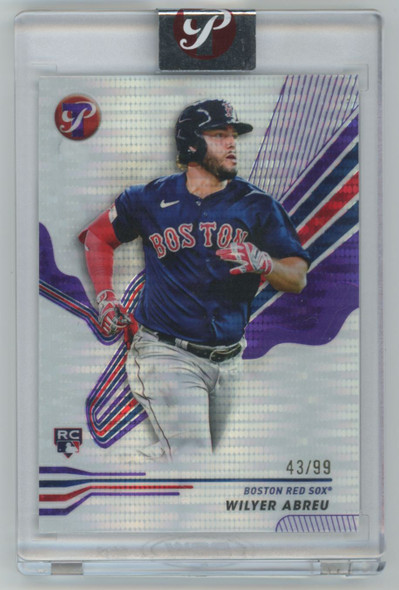 2024 Topps Pristine Wilyer Abreu RC Purple Refractor /99 #95
