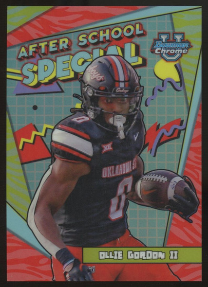 2024 Bowman Chrome University Ollie Gordon II After School Special #AS-11