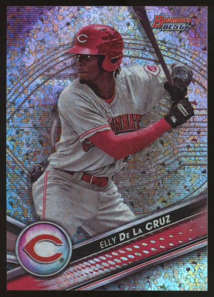 2022 Bowman's Best Elly De La Cruz Prospect Fuchsia Refractor /299 #TP-17