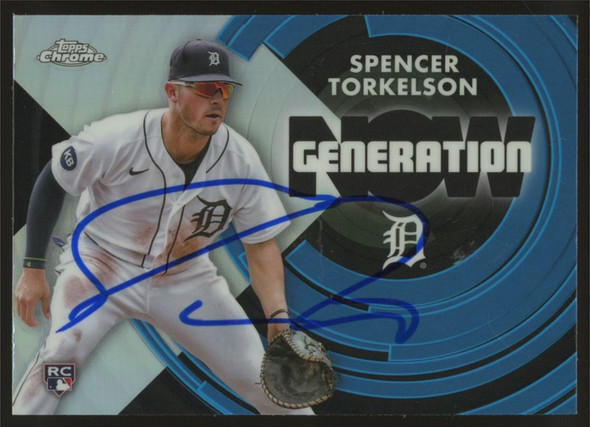2022 Topps Chrome Spencer Torkelson RC Generation Now #GNC-25 Signed IP Auto