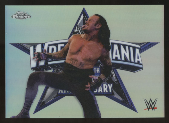 2025 Topps Chrome WWE Undertaker Wrestlemania 25 Refractor SSP #MNA-UT 2025 Topps Chrome WWE Undertaker Wrestlemania 25 Refractor SSP #MNA-UT