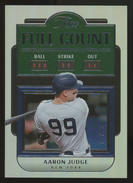 2024 Panini Three And Two Aaron Judge Full Count Refractor /99 #12