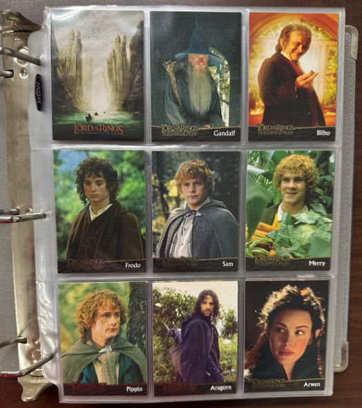 2001/03 Topps Lord of the Rings Trilogy Collector's Edition Complete Sets (486)