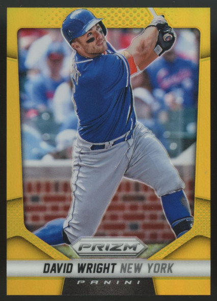 2014 Panini Prizm David Wright Gold /10 #70