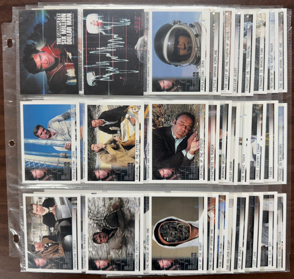 2004 Rittenhouse The Six Million Dollar Man Complete Card Set (72)
