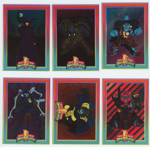 1994 Saban Power Rangers Power Foil Subset Near Complete (11/12) NM