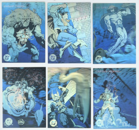 1993 SkyBox DC Cosmic Teams Holo Hall Of Fame Complete Set (6) "B"