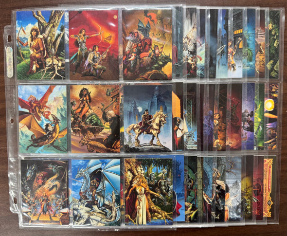 1995 FPG Clyde Caldwell Complete Card Set (90) NM