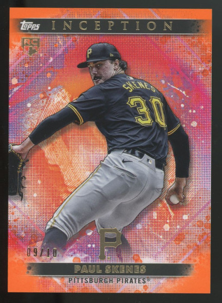2024 Topps Inception Paul Skenes #13 RC Rookie Orange Parallel /10